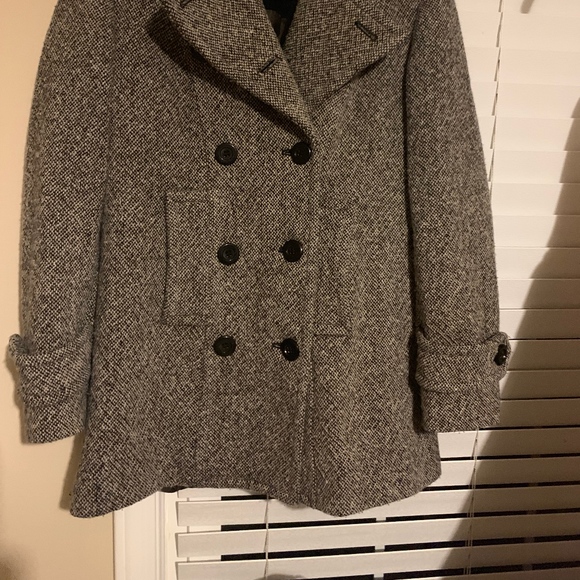 Donatella Pea Coat, Size 4, Multicolor - Picture 2 of 2